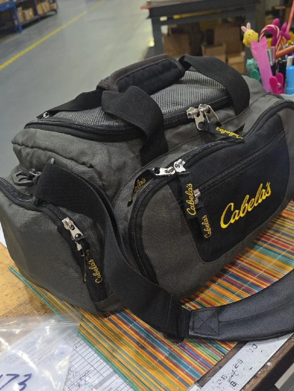 Cabela's Catch-All Gear Duffel Bag with 7 Pockets Nwot